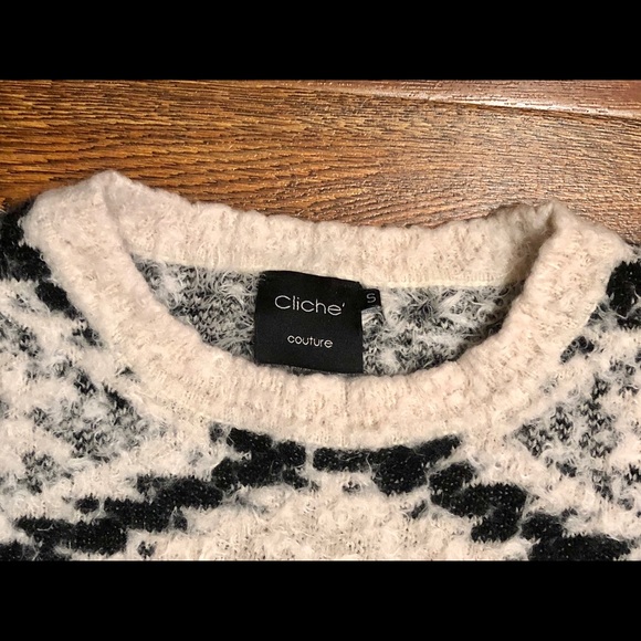 Cliche Couture Cropped Small/Medium Sweater - Picture 5 of 13